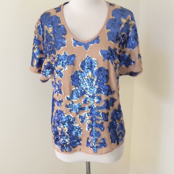 Tracy Reese for target small sequined top. - Picture 1 of 10